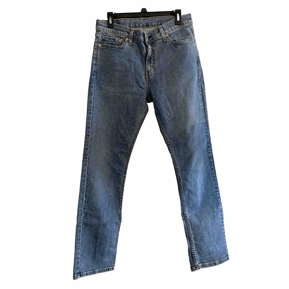LEVI'S Men's 511 Slim Stretch Cotton 5 Pocket Denim Jeans Blue 36/32 MED WASH - Picture 1 of 8